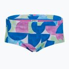 Bokserki pływackie męskie Speedo Club Training Allover Brief 13.5 cm punch blue/kiki pink