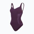 Strój pływacki jednoczęściowy damski Speedo Shaping Printed LunaElustre One Piece plum dandy