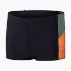 Bokserki pływackie dziecięce Speedo Dive Aquashort black/country green/nectarine