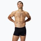 Bokserki pływackie męskie Speedo Tech Panel Aquashort black/coral sands