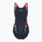 Strój pływacki jednoczęściowy damski Speedo Placement Laneback zoom boom placement/true navy