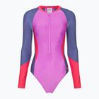 Strój pływacki jednoczęściowy damski Speedo Colour Block neon violet