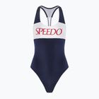 Strój pływacki jednoczęściowy damski Speedo Colourblock Racerback peacoat