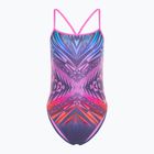 Strój pływacki jednoczęściowy damski Speedo Placement Digital Vback balance blend/hapuna blue