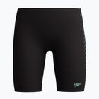 Jammery pływackie dziecięce Speedo Plastisol Placement Jammer black/alfalfa green