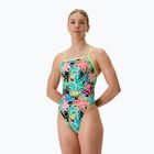 Strój pływacki jednoczęściowy damski Speedo FL Printed V-Back tropicana/black