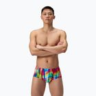 Bokserki pływackie męskie Speedo Printed 13.5 cm Brief prismatic paradise/ruby