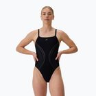 Strój pływacki jednoczęściowy damski Speedo Printed Active Back black