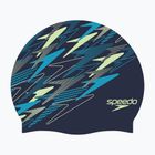 Czepek pływacki Speedo Printed Silicone peacoat/pale clover/mayan blue