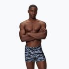 Bokserki kąpielowe męskie Speedo Print Beachstar Square Leg Anthracite/Coin Grey