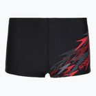 Bokserki kąpielowe chłopięce Speedo Medley Logo Aquashort Anthracite/Hrr