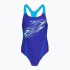 Strój kąpielowy jednoczęściowy dziecięcy Speedo Medley Logo Medalist sapphire/mayan blue