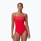 Strój pływacki jednoczęściowy damski Speedo Endurance+ Logo Thin Strap high risk red