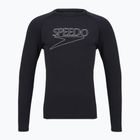 Longsleeve do pływania męski Speedo Endurance+ Logo Rash Guard anthracite