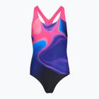 Strój kąpielowy jednoczęściowy dziecięcy Speedo Digital Placement Splashback pink/anthracite