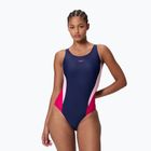 Strój pływacki jednoczęściowy damski Speedo Colourblock 2.0 peacoat/pink