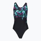 Strój pływacki jednoczęściowy damski Speedo FL Placement Printed Powerback firework burst/black