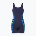 Strój pływacki jednoczęściowy damski Speedo Hyperboom Splice Muscleback Legsuit peacoat/sapphire