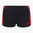 Bokserki pływackie Speedo Hyperboom Splice Aquashort anthracite/high risk red