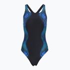 Strój pływacki jednoczęściowy damski Speedo Print Medalist anthracite
