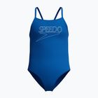 Strój pływacki jednoczęściowy dziecięcy Speedo Endurance+ Logo Thinstrap turkish sea