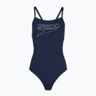 Strój kąpielowy jednoczęściowy dziecięcy Speedo Endurance+ Logo Thinstrap peacoat