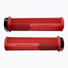 Chwyty kierownicy Peaty's Monarch Knurl Thin red