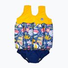 Strój do nauki pływania dziecięcy Splash About Łąka granatowy/żółty