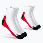 Skarpety do biegania HUUB Running Sock 2 pary white/red/grey