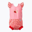Strój kąpielowy jednoczęściowy dziecięcy z pieluszką Splash About Happy Nappy strawberry field