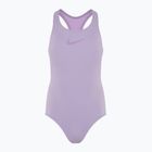 Strój pływacki jednoczęściowy dziecięcy Nike Essential Racerback lilac bloom