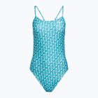 Strój pływacki jednoczęściowy damski Nike Hydrastrong Multi Print Cutout blue