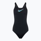 Strój pływacki jednoczęściowy damski Nike Hydrastrong 3D Swoosh Fastback black