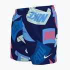 Szorty kąpielowe dziecięce Nike Tossed Flags 4" Volley midnight navy
