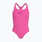Strój pływacki jednoczęściowy dziecięcy Nike Essential Racerback hyber pink