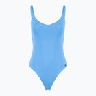 Strój pływacki jednoczęściowy damski Nike Essential V-Neck university blue
