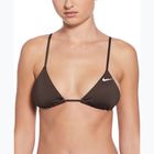 Góra od stroju pływackiego Nike Essential Triangle Bikini baroque brown