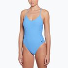 Strój pływacki jednoczęściowy damski Nike Swoosh Link Y-Back university blue