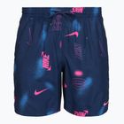 Szorty kąpielowe męskie Nike Multi Print 7" Volley midnight navy