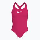 Strój pływacki jednoczęściowy dziecięcy Nike Essential Racerback rush pink