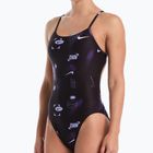 Strój pływacki jednoczęściowy damski Nike Hydrastrong Cutout purple