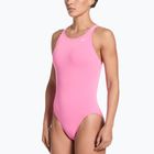Strój pływacki jednoczęściowy damski Nike Hydrastrong Solid pink glow