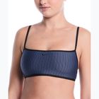 Góra od stroju pływackiego Nike Ripple Texture Bralette Classic Bikini slate