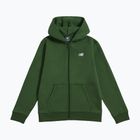 Bluza dziecięca New Balance Brush Back Small Logo Full Zip Hoodie dark alpine green