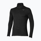 Longsleeve do biegania męski Mizuno Tech Thermal Charge Breath Thermo Half Zip Long Sleeve Tee black
