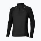 Longsleeve do biegania męski Mizuno Active Dryaeroflow Hybrid Long Sleeve Top Black