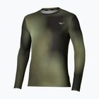 Longsleeve do biegania męski Mizuno Core Graphic Long Sleeve Tee Forest Night