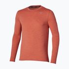 Longsleeve do biegania męski Mizuno Core Impulse Long Sleeve Tee ginger