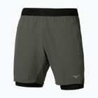 Spodenki do biegania męskie Mizuno Core 7.5 Inches 2In1 forest night