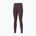 Legginsy do biegania damskie Mizuno Active Warmalite Long Tight raisin